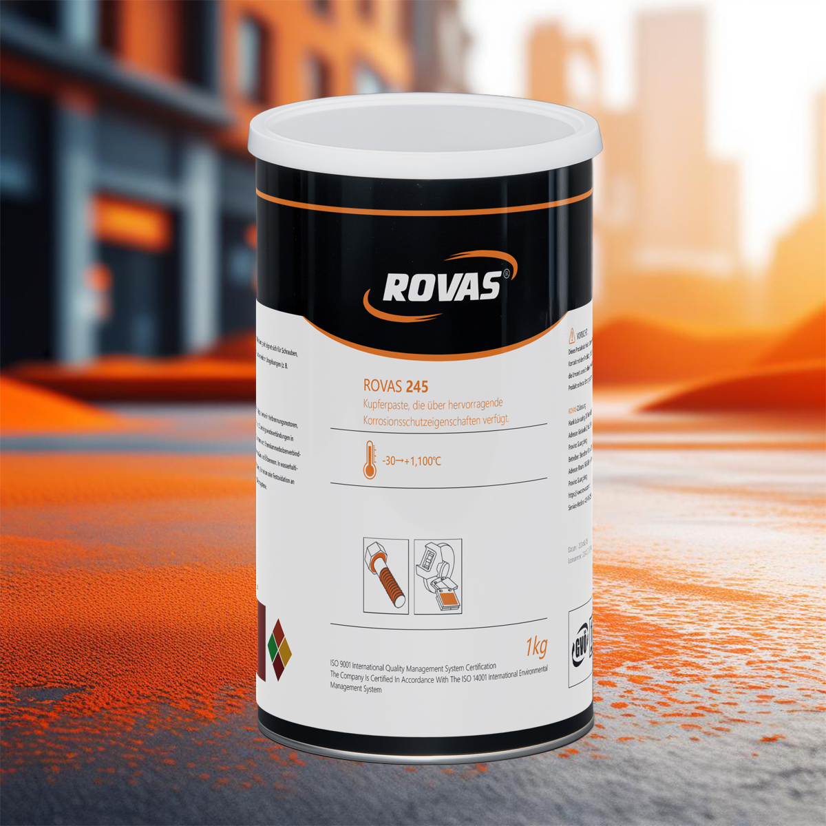 ROVAS 245 铜膏, 具有高效防腐性能